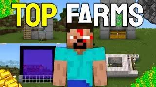 BEST 8 Farms EVER in Minecraft Bedrock 1.21 (2025)