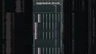 HOW TO MAKE THE AGGRESSIVE PHONK #shorts #flstudio #phonk #phonkbeat #phonktutorial #howtomakephonk