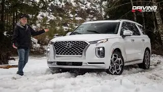 2021 Hyundai Palisade Calligraphy HTRAC AWD vs. Snow