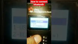 How to connect Bluetooth with Fino ATM / POS machine