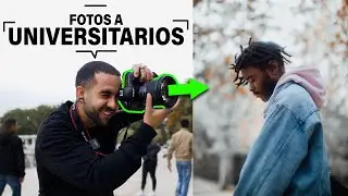 Haciendo fotos a UNIVERSITARIOS 🎓