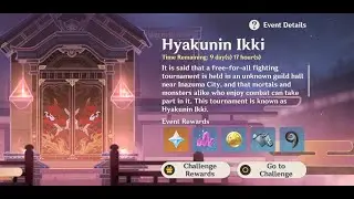 Genshin Impact | 2.5 Hyakunin Ikki (Day 4)