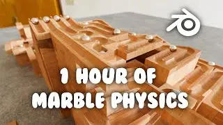 1 HOUR of Marble ASMR - Satisfying Physics Simulations for Stress, Relaxation, Sleep (4K 60FPS)