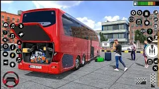 Offroad Bus Drive Simulator 3D - Real City Euro Coach Bus Driving 2024 - Android GamePlay#2