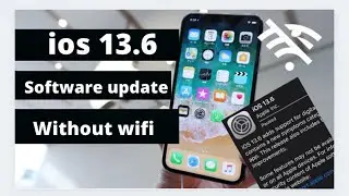 ios 13.6 update now without wi-fi