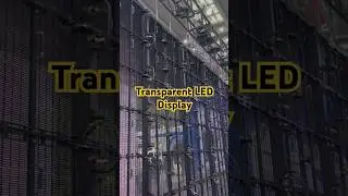 Transparent LED Display Has Become An Essential Part of LED Screen Solutions! #ledscreen #tradeshows