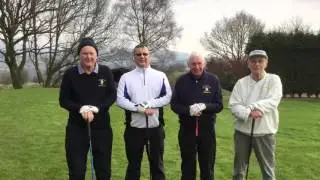 Disley golf club Captain's drive in 2016