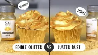 The Difference Between Edible Glitter and Edible Luster Dust
