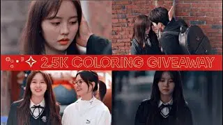 *:･'✧ 2.5K COLORING GIVEAWAY