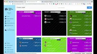 New Genius Messenger CRM Feature Labels on Friends Page