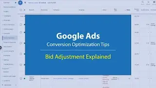 Google Ads Conversion Tips | How to Optimise Audience and Adjust Bids for Higher Conversions