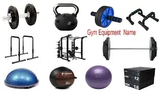 Gym Equipment Name & Image | Necessary Vocabulary Tutorial