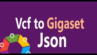 Vcf To Gigaset Json
