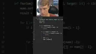 18. 4Sum Python LeetCode Solution 