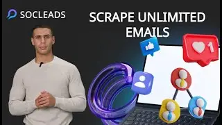 How to Extract (Scrape) Emails From Instagram, Facebook, LinkedIn and Google Maps with SocLeads