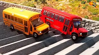 Stairs VS Cars #33 - BeamNG drive