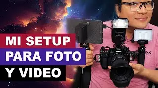 Lumix S5 II + SmallRig Cage + Godox TT685 II + Sigma 70-200mm + Desview 7