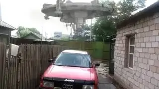 Успел снять НЛО...