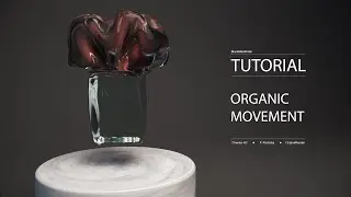 Cinema 4D, X-Particles, OctaneRender. Tutorial: Organic Movement
