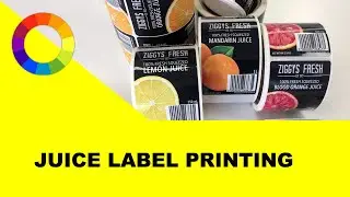 Juice Label Printing