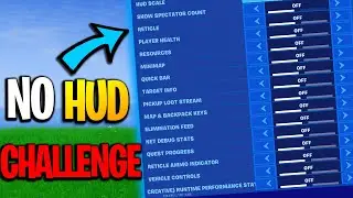 NO HUD Challenge in Fortnite...(so unlucky)