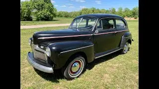 Vintage 1942 Ford Super Deluxe (walk-around video)  TEXAS CLASSIC CAR GUY