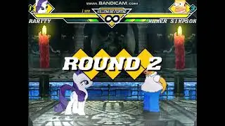INTERNATIONAL MUGEN TOURNAMENT (BLUE): RARITY VS HOMER SIMPSON