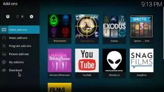 How to install the Stream Hub video add on for Kodi on v.17 Krypton