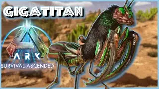 A Massive Mantis-like Creature - GIGATITAN Additional Creatures: Wild Ark (ASA)