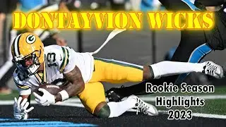 Dontayvion Wicks Rookie Season Highlights 2023