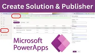 How To Create Solution & Publisher
