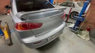 MITSUBISHI LANCER X I ДЕЛАЕМ ТИХИЙ ВЫХЛОП