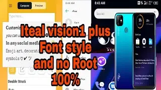 Iteal vision1 plus font style change  and no Root 2020