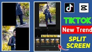 Capcut Split Screen Video Editing 🔥|| TikTok trend 😱 || New Capcut Photo Transaction Video Editing 🤫