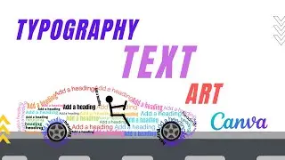 Typographic Art Text | canva tutorials 51
