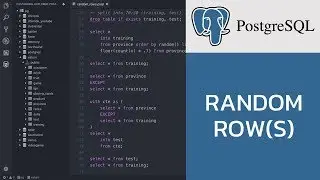 สอน PostgreSQL: การสุ่มแถวและเทคนิคแบ่งแถวในตารางออกเป็น 70:30