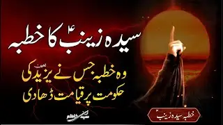 Khutba Syeda Bibi Zainab sa in Darbar e Yazeed (laeen) Sham | By Syed Kazim