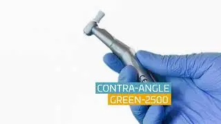 3TECH L-2500 16:1 Green Band Optic Contra-Angle Handpiece