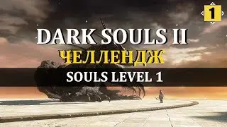 DARK SOULS 2|ЧЕЛЛЕНДЖ БЕЗ ПРОКАЧКИ|SL1 RUN|All bosses/DLC|#1