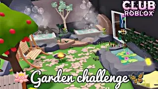 Garden BUILD CHALLENGE 🪷 for a fan || Club Roblox || Speed build ( Roblox )