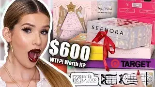 I SPENT $600 on BEAUTY Advent Calendars! ...was it worth it?!