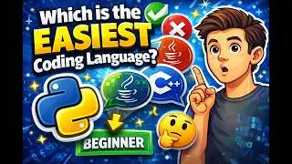 👉 Which is the EASIEST Programming Language? 🤔 (Best for Beginners)