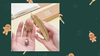 Metal Butterfly Feather Bookmark Birthday Gifts Teacher Christmas Gifts for Women #Christmas