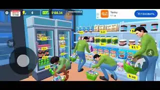 продолжаю развивать свой магазин. в игре супермаркет simulator.