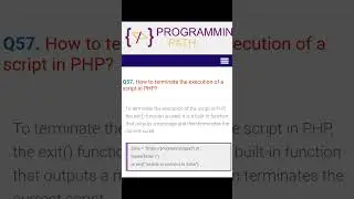How to end a currently running script in php #programming  #for_experience #php #for_freshers