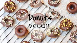 DONUTS VEGAN ♥ RECETTE HEALTHY VÉGÉTALIENNE AU FOUR