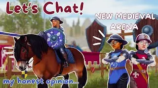 NEW MEDIEVAL ARENA | My honest thoughts! ~ Star Stable Online