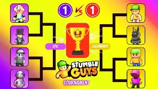 EPIC VS LEGENDARY SKIN BATTLE | 1 VS 1 BATTLE | STUMBLE GUYS TOURNAMENT