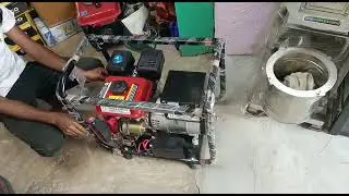 petrol generator start in home