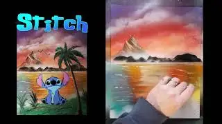 Let's Spray Paint Stitch!  Watch the full process in less than 3 minutes.